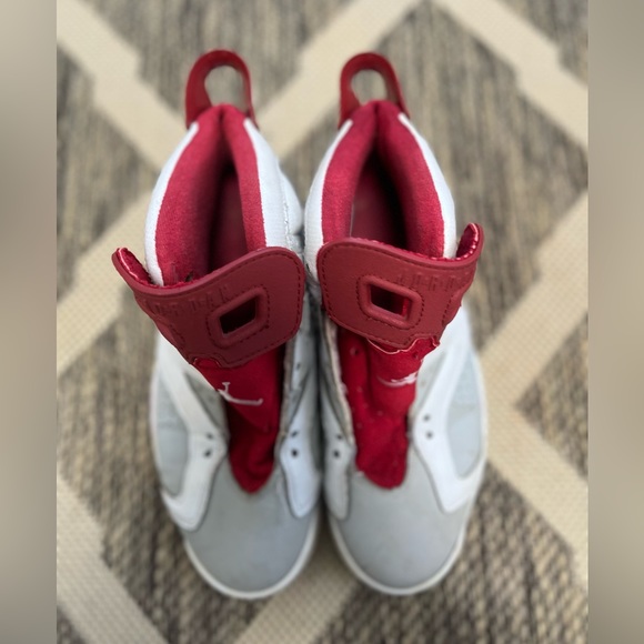 Nike Air Jordan 6 Retro Alternate Hare OG VI 384664–113 White Red - Size 7 - Picture 5 of 9
